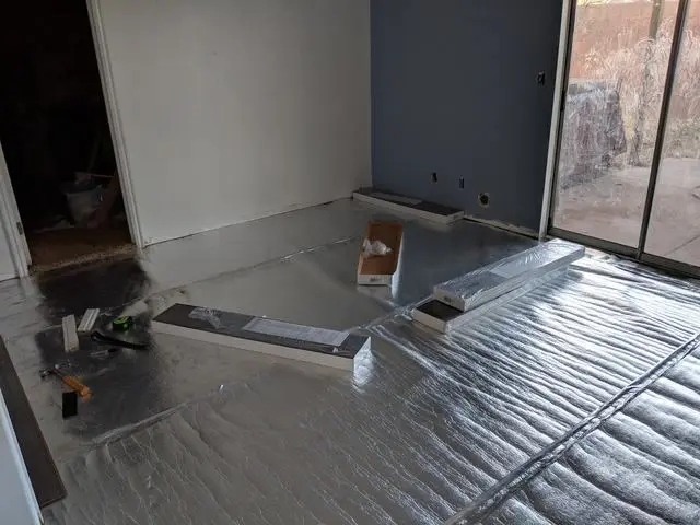 Underlayment installation